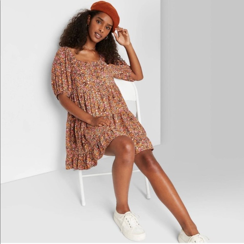 **NWOT** Puff Short Sleeve Wild Fable Dress